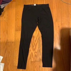 black garage leggings